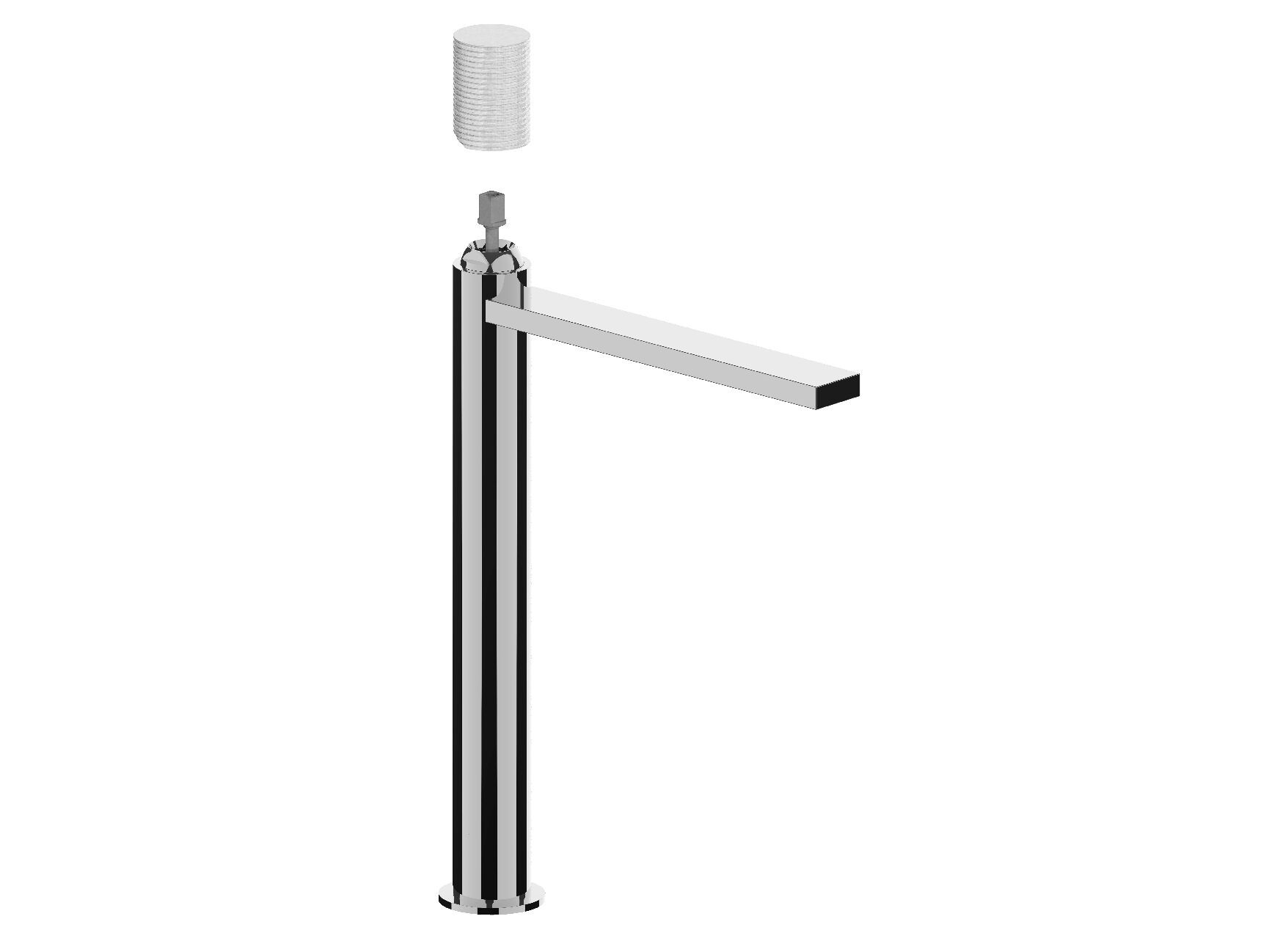 Высокий смеситель для раковины без слива Rubinetterie Frattini Gaia S ARCH-00020383