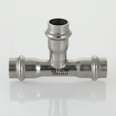 VTi.931.I.151515 Фитинг из нержавеющей стали – пресс-тройник Valtec 15 x 15 x 15 мм  - Вид №8