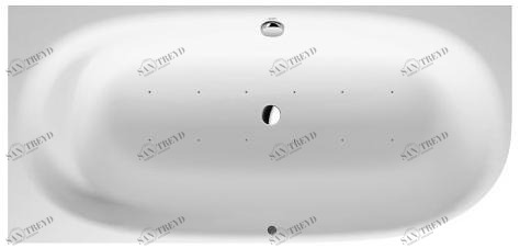Duravit Угловая гидромассажная ванна из дюрасолида Cape cod 760362 - 760363