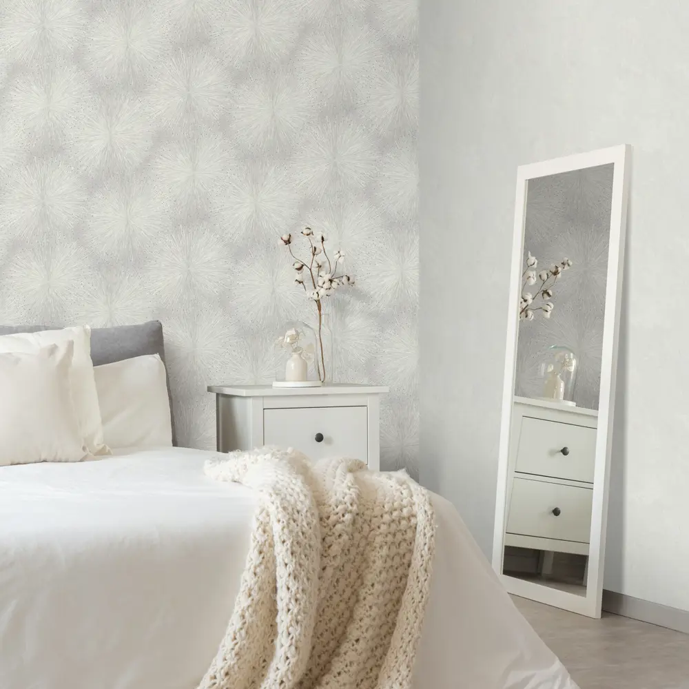 EURO DECOR Bengal - флизелиновые обои серого цвета с тиснением 89347320 STLM-1387372 - Вид №3