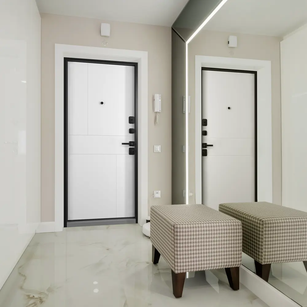 Дверь входная металлическая Лацио 86x201 см левая белая BELWOODDOORS STLM-2025429 - Вид №8