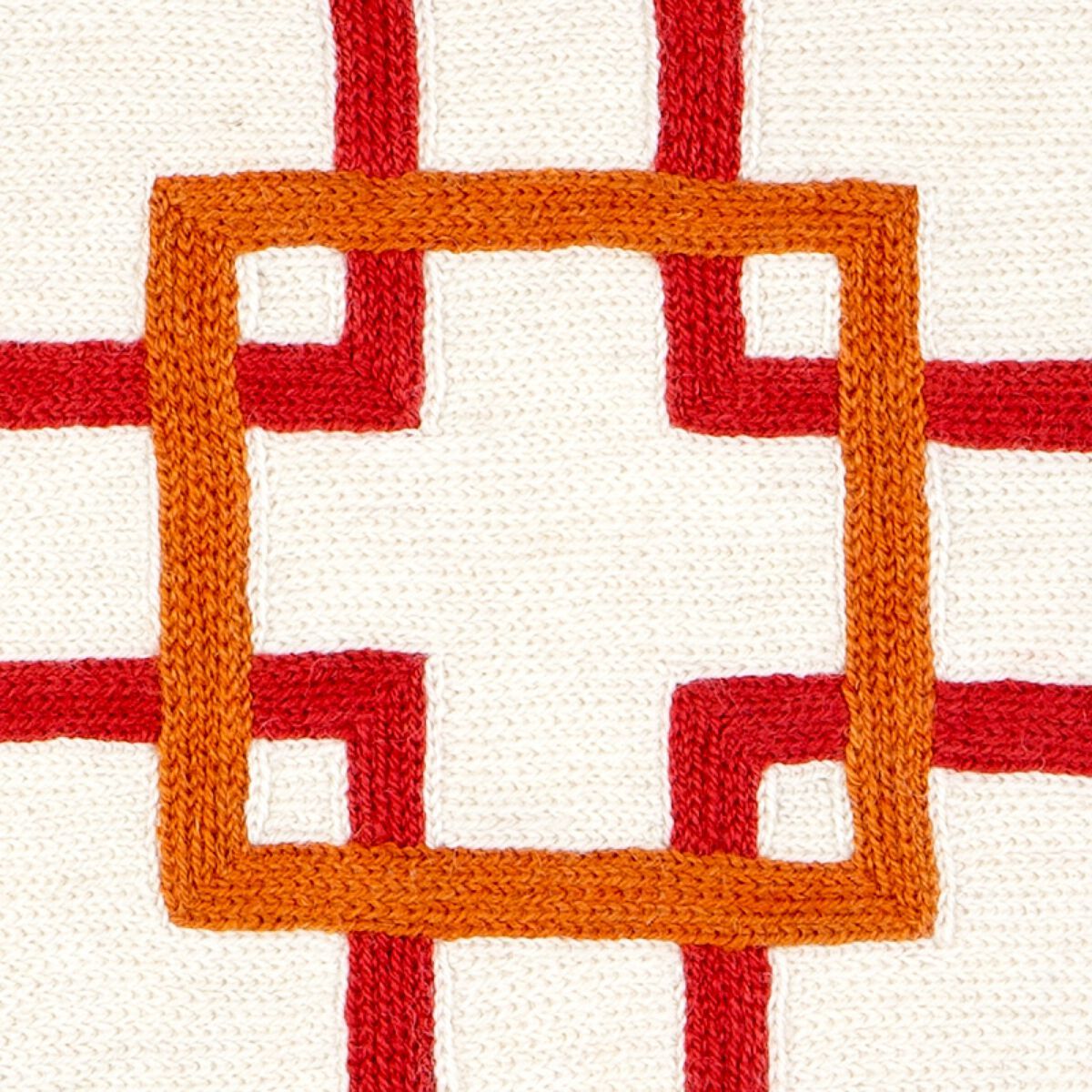 Квадратная вышитая вручную подушка Eichholtz BRADBURY ARCH-00114561 - Вид №2