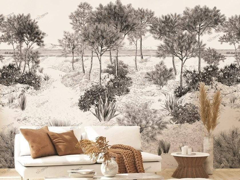 Isidore Leroy Панорамные обои с пейзажами Anastasie 6242001-6242002