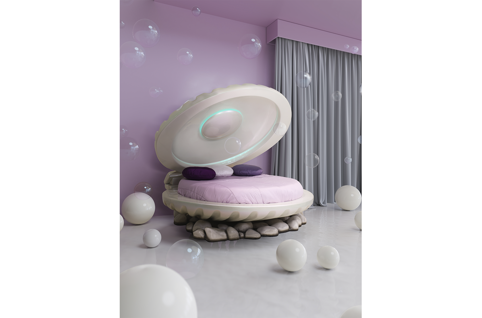 CIST765 Детская кровать ракушка Русалочка Circu  - Вид №12