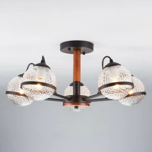 Потолочная люстра Eurosvet Livia 70081/5 черный EUROSVET LIVIA 184394 Черный