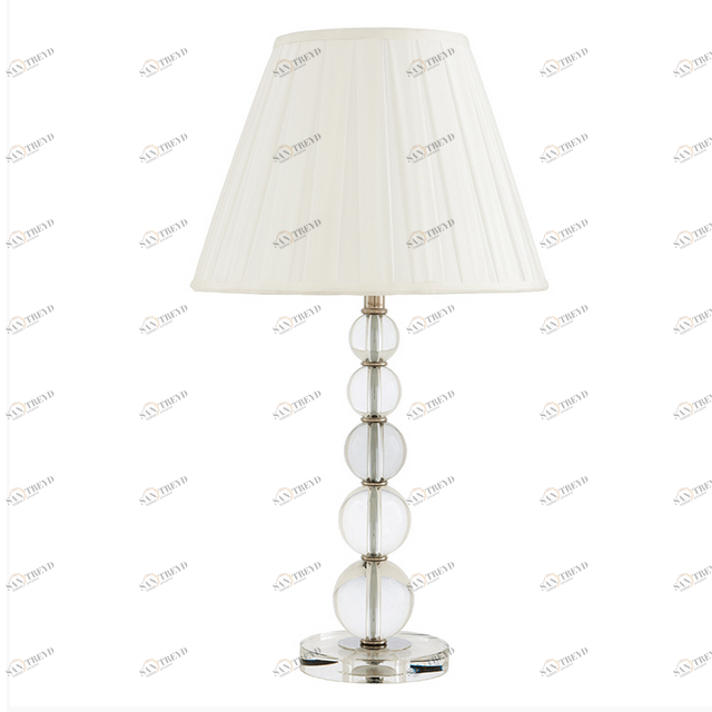 Настольная лампа Aubaine от Eichholtz 107340 EICHHOLTZ ИНТЕРЬЕРНЫЕ 061921 Белый;прозрачный 