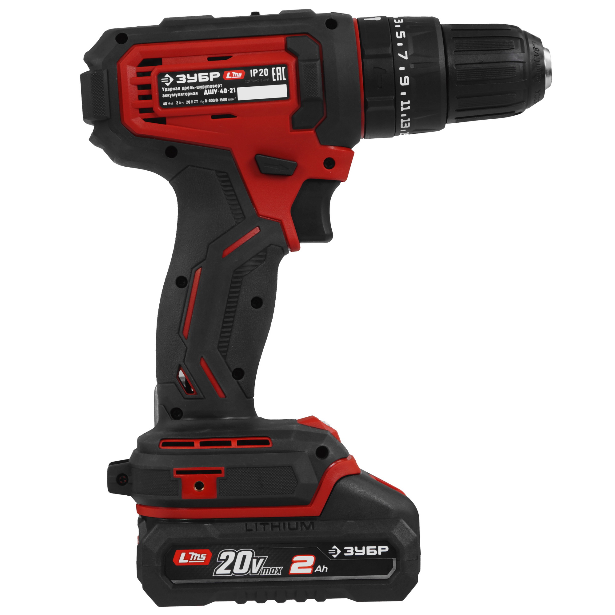 Дрель-шуруповерт Зубр ДШУ-40-21 9275978 STDN-0099885 - Вид №2