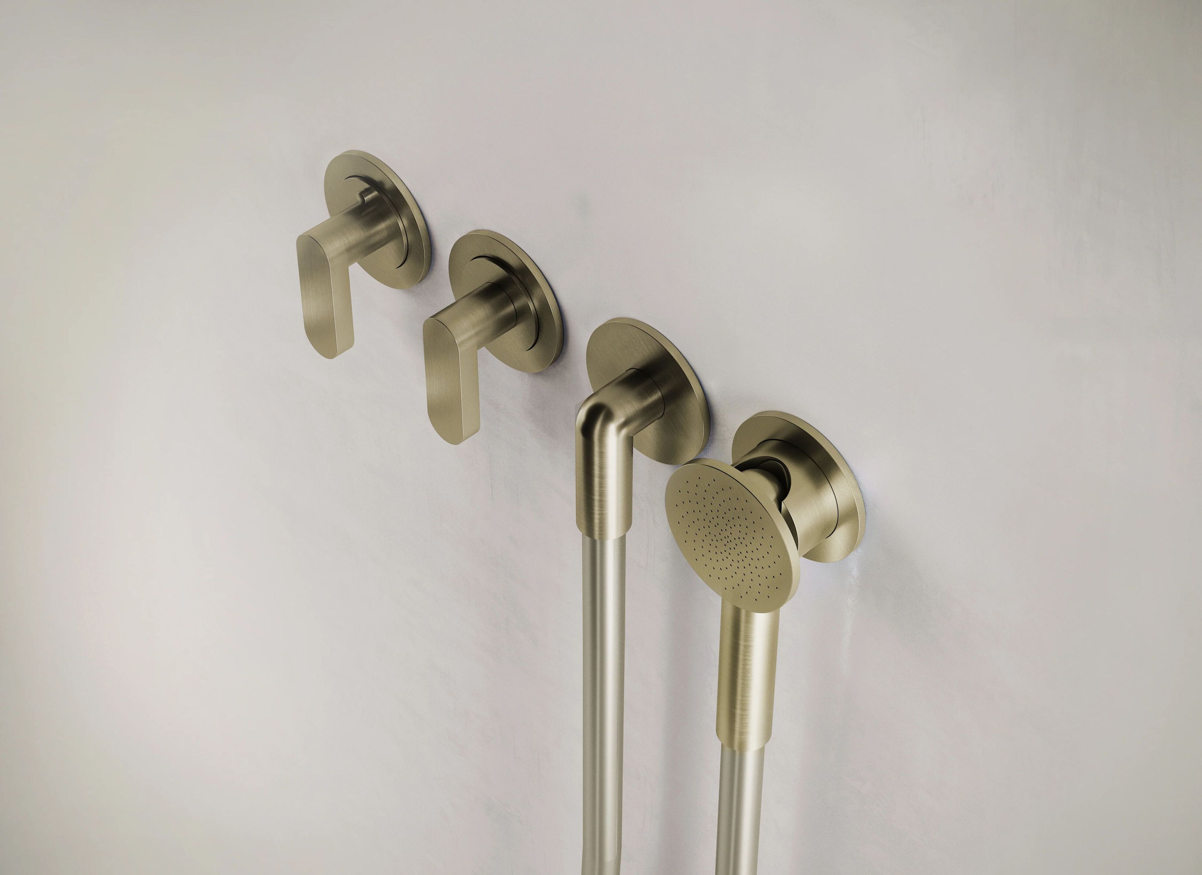 Термостатический набор для душа из нержавеющей стали с ручным душем COCOON John Pawson ARCH-00134906 - Вид №1