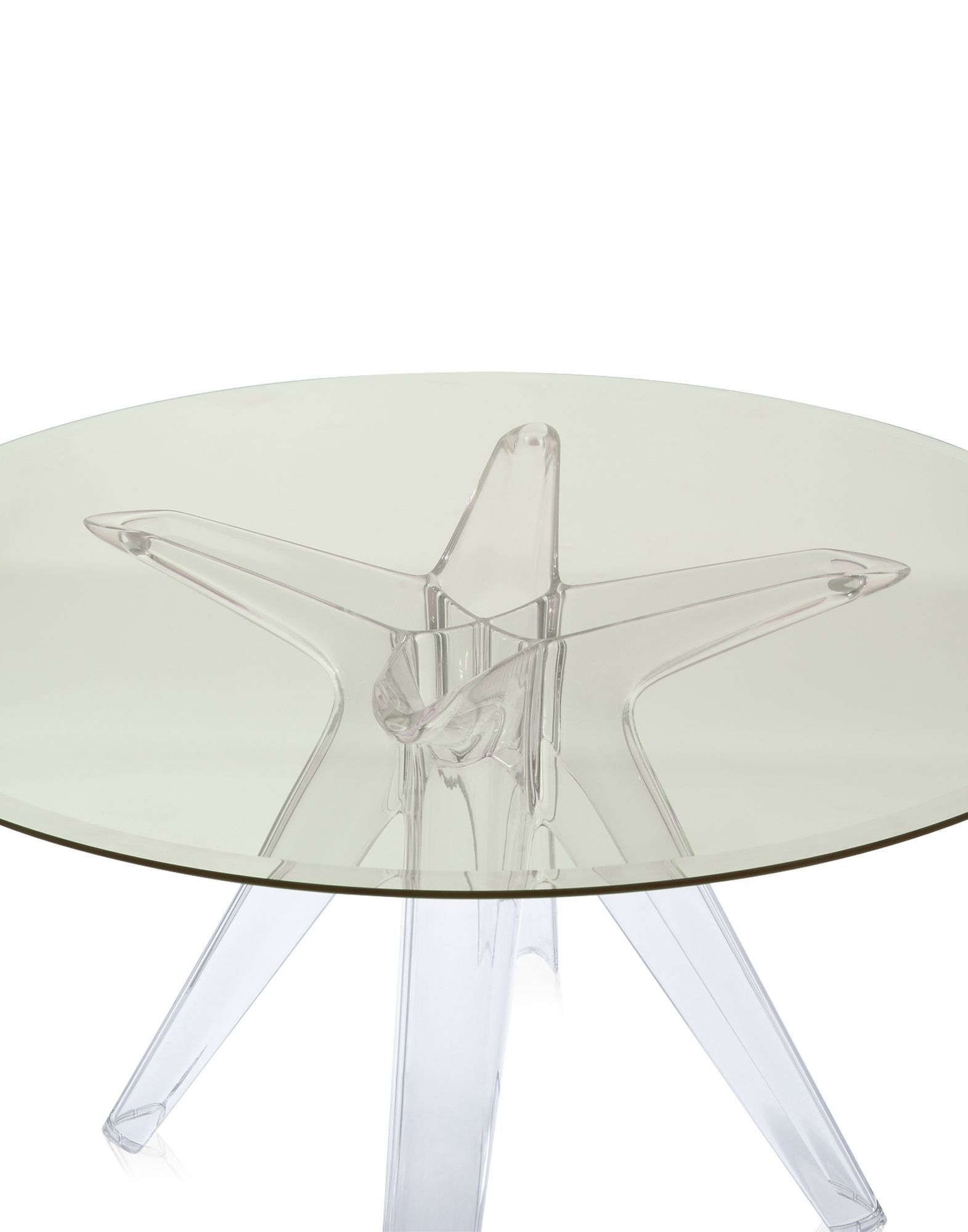 Круглый стол из хрусталя и инженерного пластика Kartell SIR GIO ARCH-00106990 - Вид №50