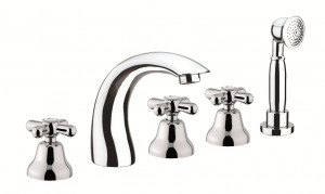 AM730401015 Смеситель на борт ванны , хром Webert Armony