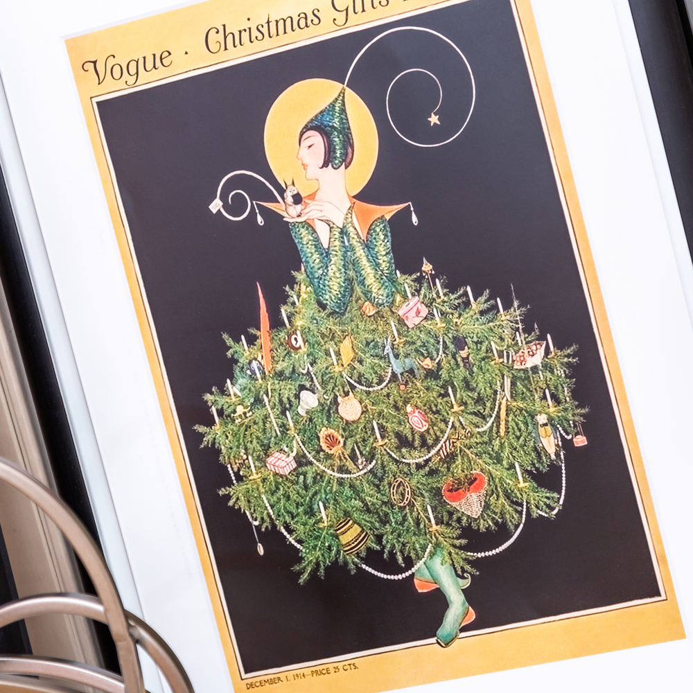 417320275_1818 Арт-постер «Vogue-Рождество» Object Desire  - Вид №1