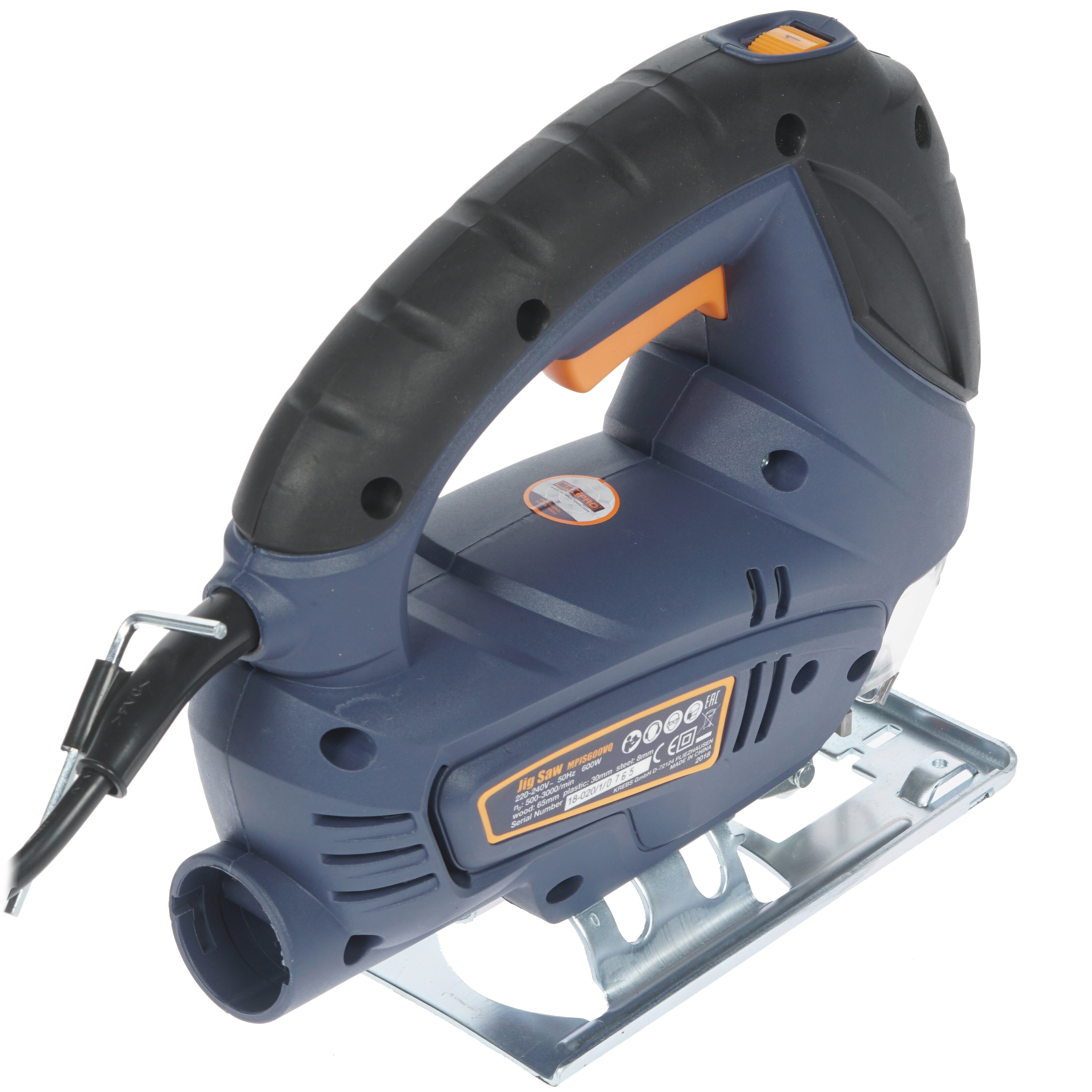 Электрический лобзик MAXPRO MPJS600VQ 7998717 STDN-0026325 - Вид №1