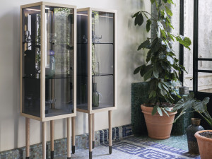 Витрина из дерева и стекла