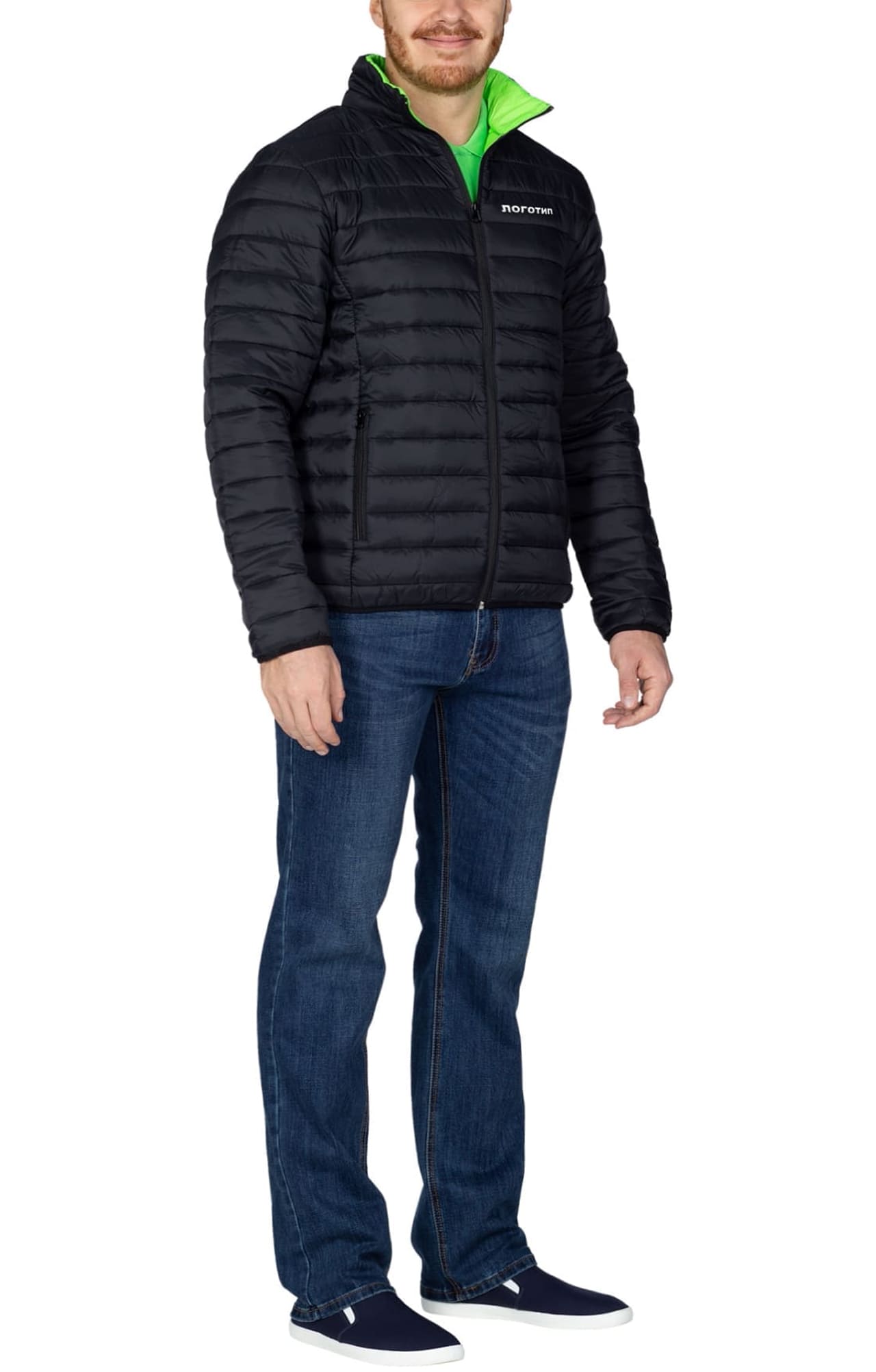 69633 Куртка стеганая  black El-Risto  Зимняя спецодежда  размер L (96)  - Вид №3