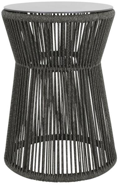 JANUS et Cie Круглый сервисный стол из морского троса и алюминия Knot sun-id-1355724 - Вид №1