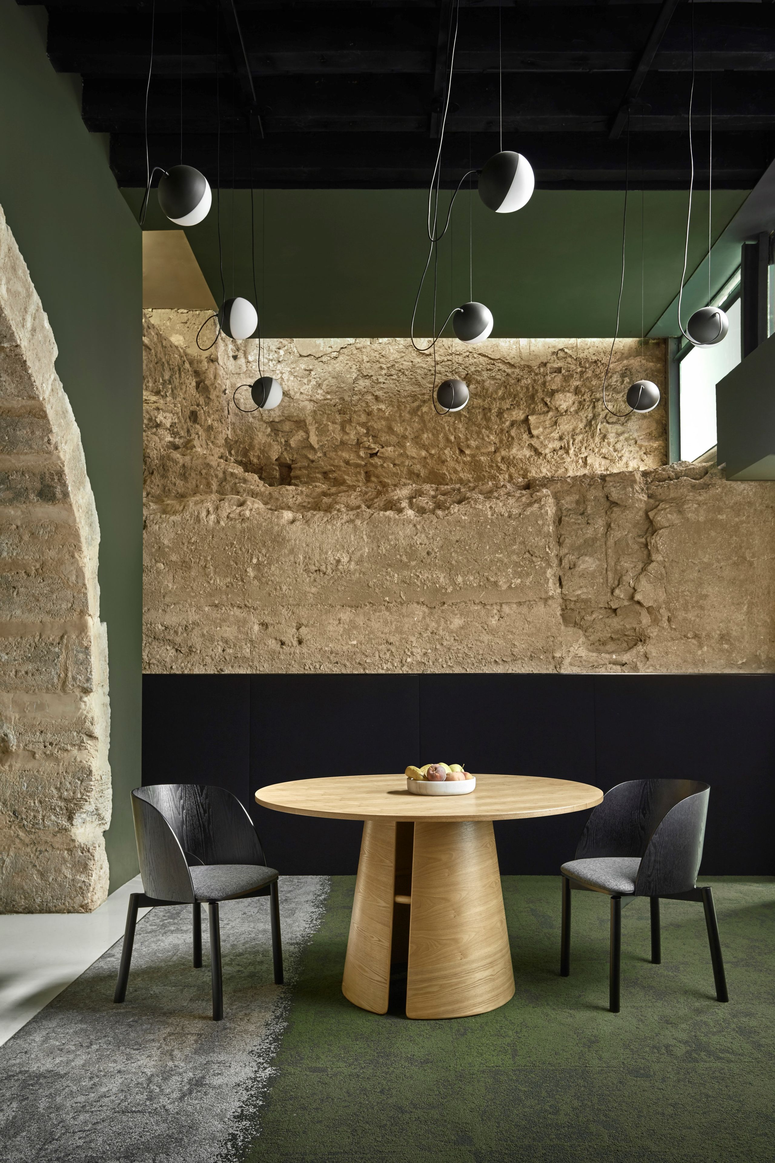 Круглый деревянный обеденный стол TEULAT Cep ARCH-00124120 - Вид №17