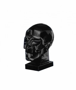 Статуэтка черная "Череп" ICON DESIGNE  178166 Черный