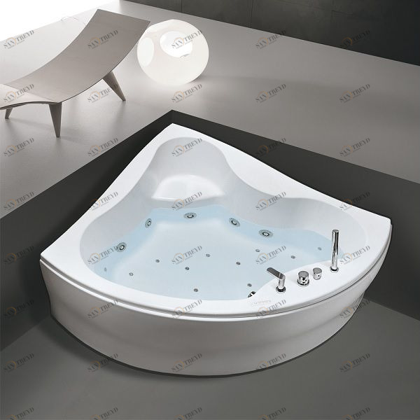 Ванна угловая Sinuhe 165 см с гидромассажем 2SHA1N4C Gruppo Geromin