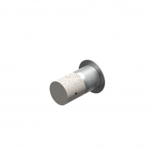 E0BA0140S/P Встраиваемый однорычажный смеситель для душа / раковины Ritmonio Diametro35 Inox Concrete