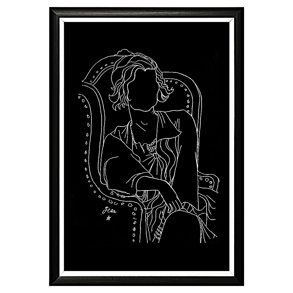 75363_1818 Арт-постер «Коко Шанель,1932 (инверсия)» Object Desire 