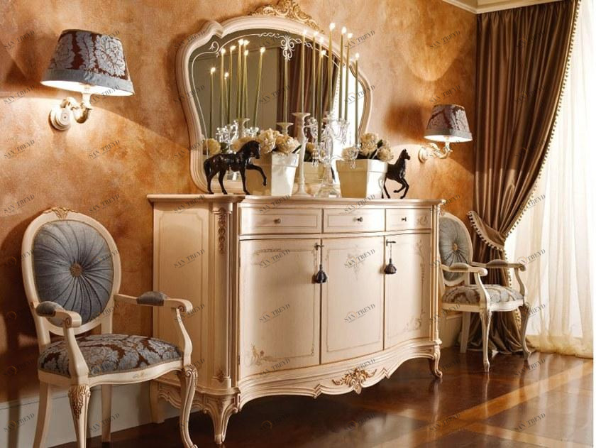 Valderamobili Буфет лакированный с распашными дверцами Casa principe Cprc01/l