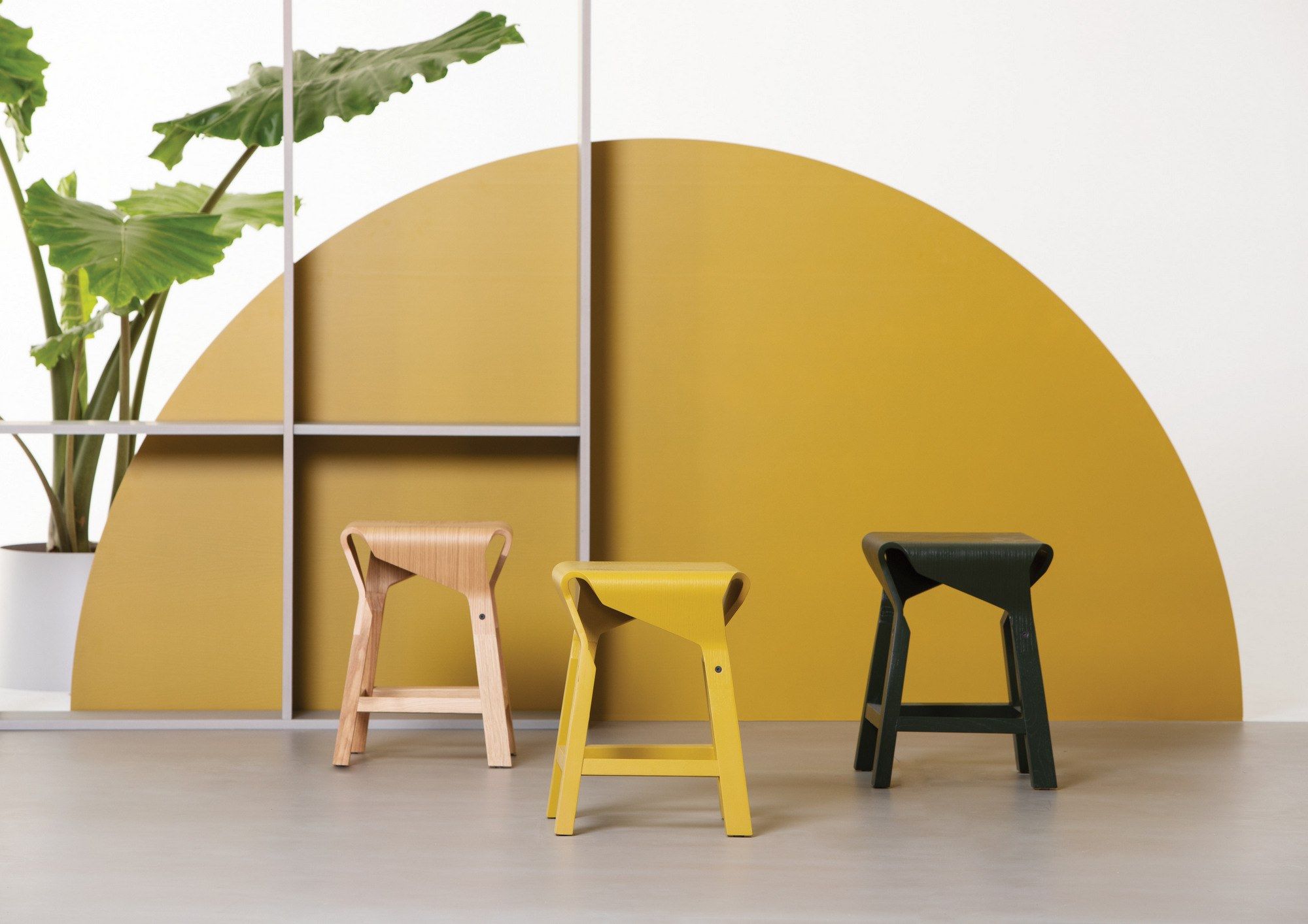 Деревянный низкий стул с подставкой для ног Vergés Naoshima ARCH-00055784 - Вид №6