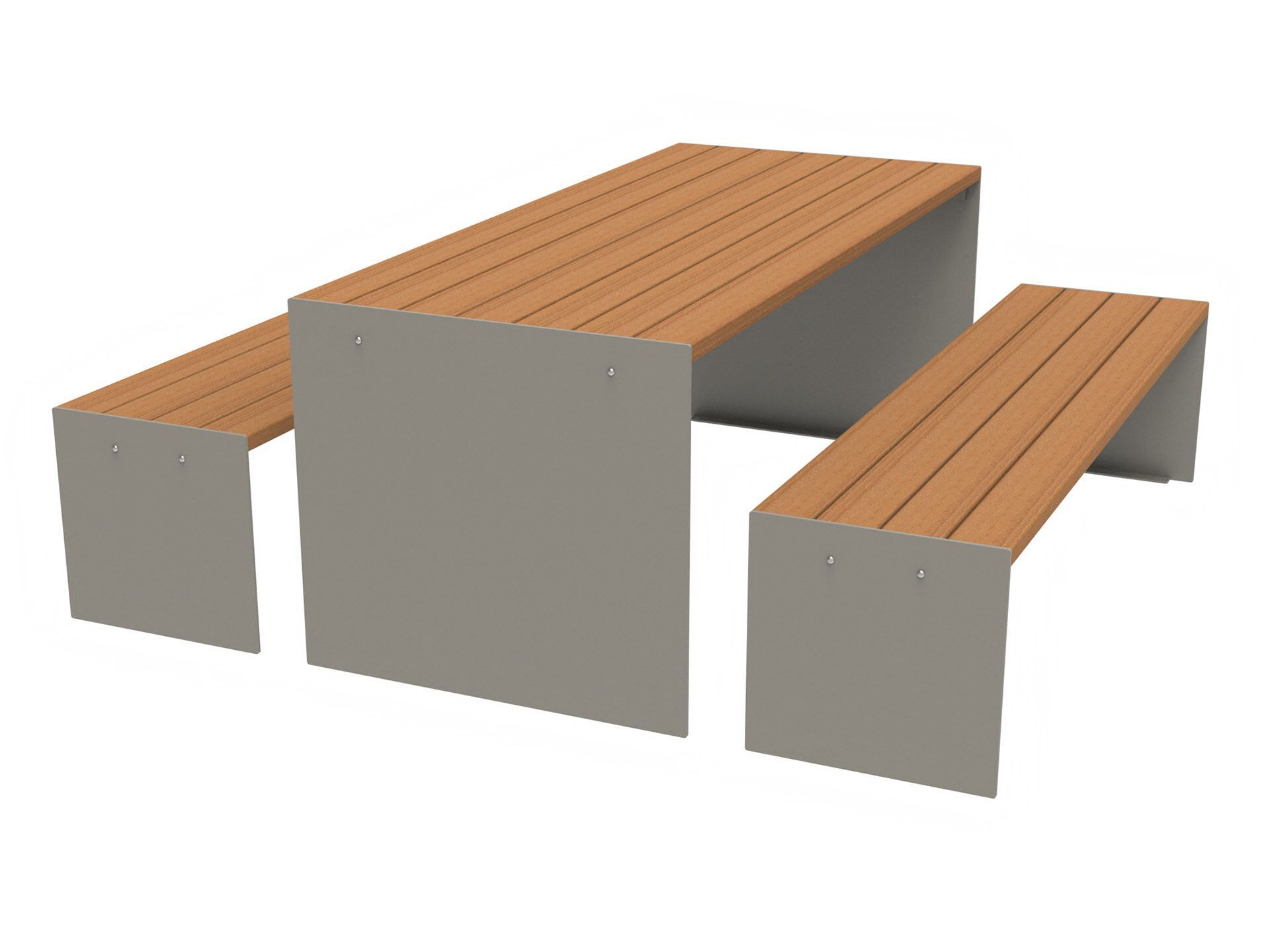 Стол для пикника со встроенными скамейками Lazzari Recto ARCH-00105488 - Вид №11