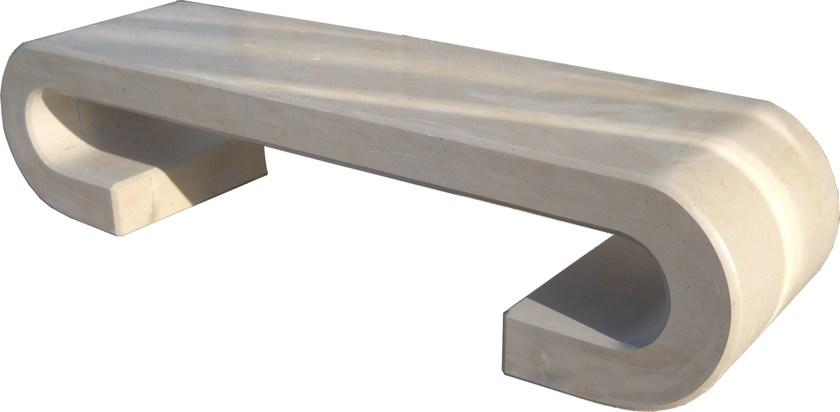 Manufatti Viscio Скамейка из абрикенового камня без спинки  Cp03  - Вид №2