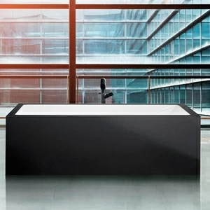 Ванна отдельностоящая Black Tears Senses Box