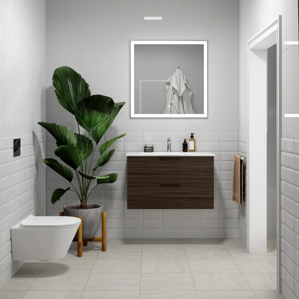 KREAFORTA Руасси - белая глянцевая плитка 9.9×20 см для стильного интерьера 89415711 STLM-1576934 - Вид №3