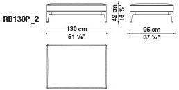 B&B Italia Outdoor 3-х местный тканевый садовый диван Ribes sun-id-1376958 - Вид №5