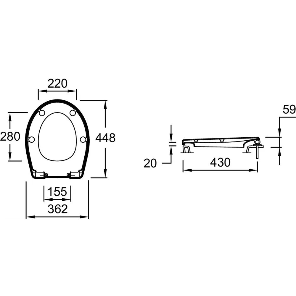 Сиденье для унитаза Jacob Delafon Patio с микролифтом 12437920 STLM-2114551 - Вид №6