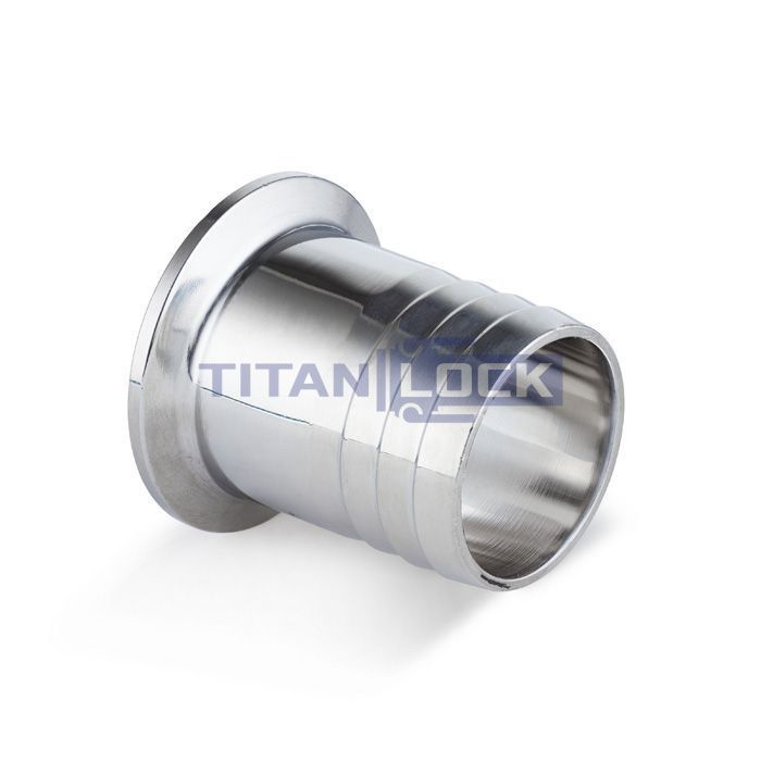 Штуцер CLAMP под рукав DN50 нерж. 316, DIN TL50CLH TITAN LOCK  - Вид №3