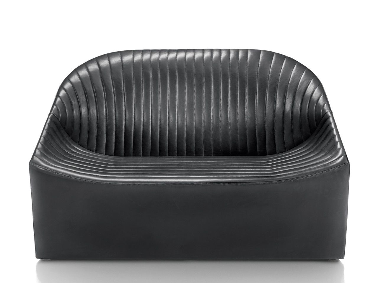 2-местный кожаный диван Wittmann Oyster ARCH-00062426