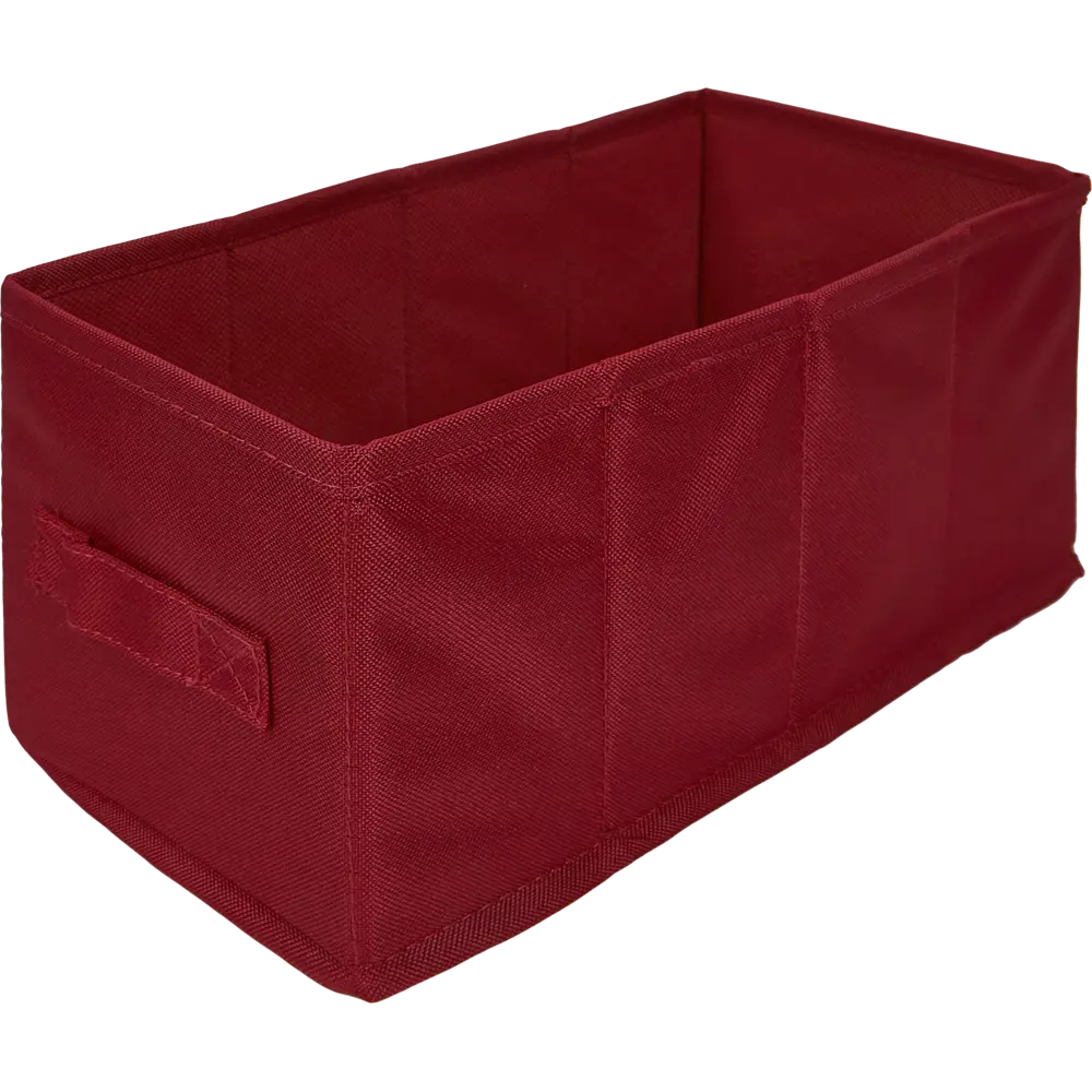 Короб Spaceo KUB 15x15x31 см 6.9 л полипропилен цвет тёмно-красный 82658004 STLM-2096271 - Вид №2