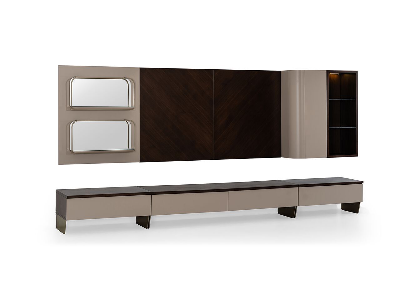 Деревянный шкаф для телевизора с ящиками NDESIGN Тони ARCH-00025214 - Вид №2