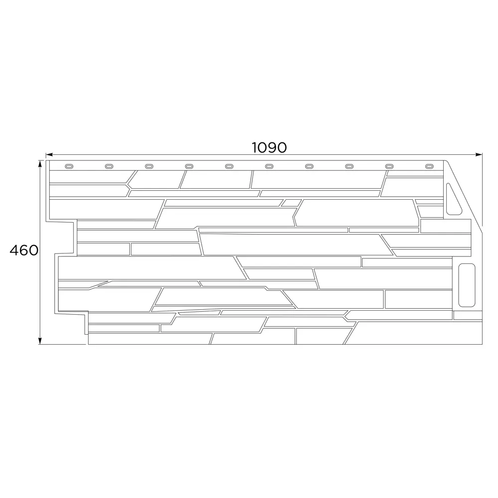 Фасадная панель FINEBER Скала с текстурой натурального камня 14380235 STLM-0004811 - Вид №3