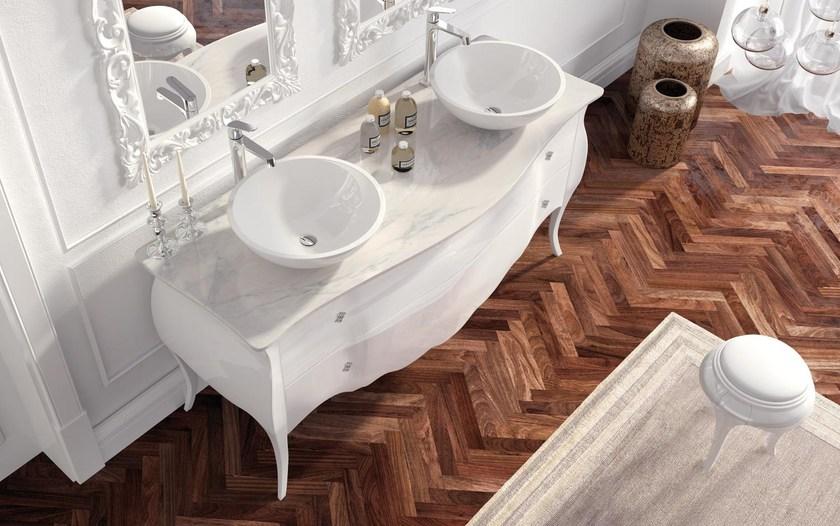 LASA IDEA Двойной лакированный туалетный столик в классическом стиле Bellagio sun-id-1365898 - Вид №1