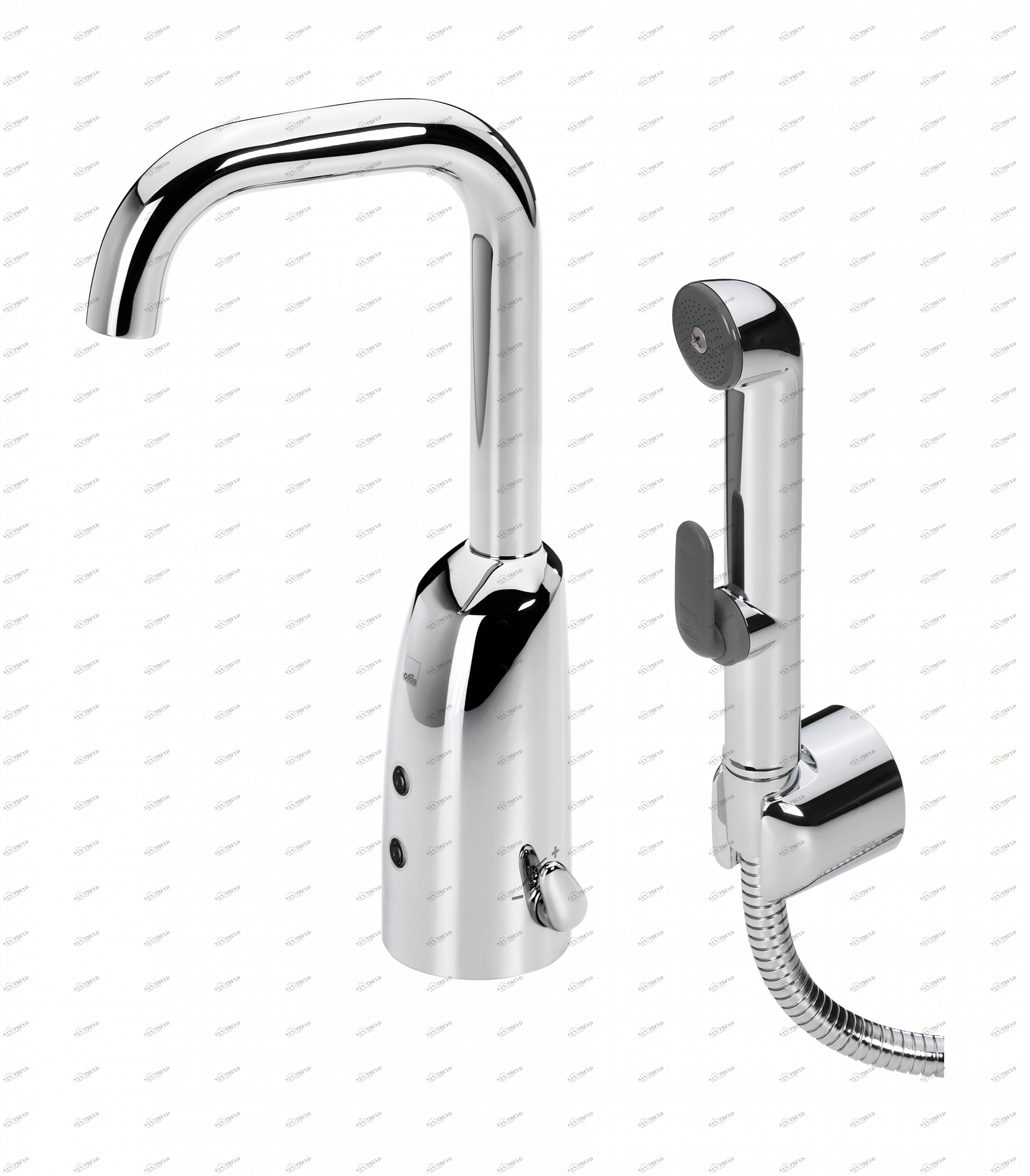 Oras 6332FZ Смеситель для умывальника, 6 V, Bluetooth 6332FZ Electra Хром 