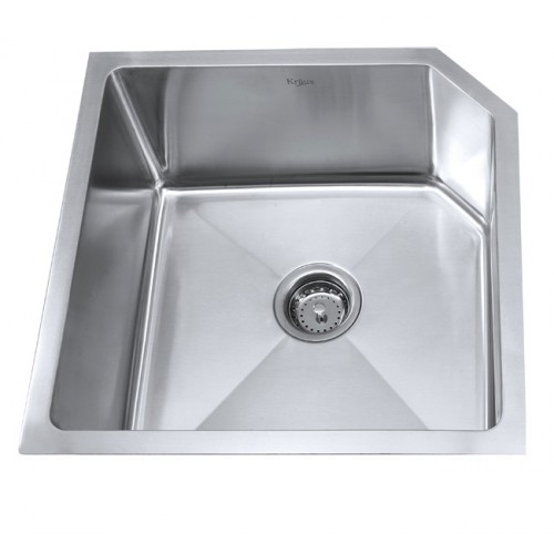 KHU121-23 Мойка кухонная прямоугольная Krausru  - Вид №6