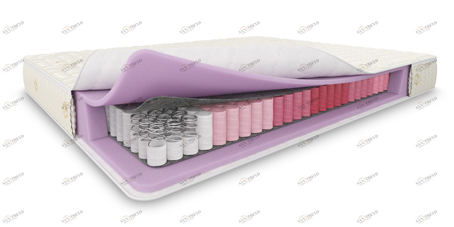 Матрас с независимым пружинным блоком 160x200 Maybe 3 BELABEDDING  129332 Белый 