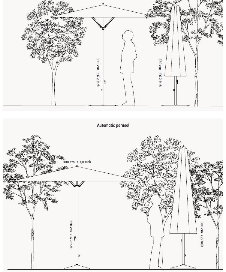 Kettal Квадратный зонт sun-id-1453617 - Вид №9