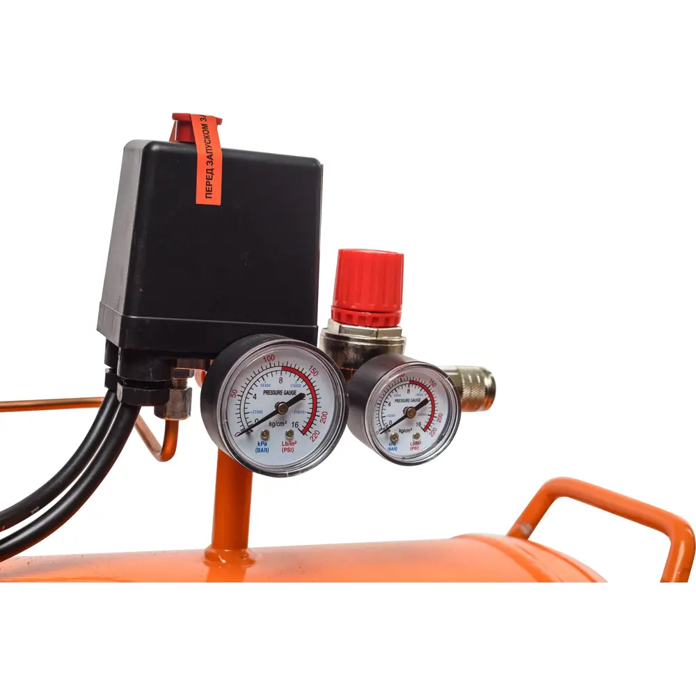 Компрессор ВИХРЬ КМП-400/100Р с ременным приводом 100л 89159342 STLM-0079241 - Вид №9