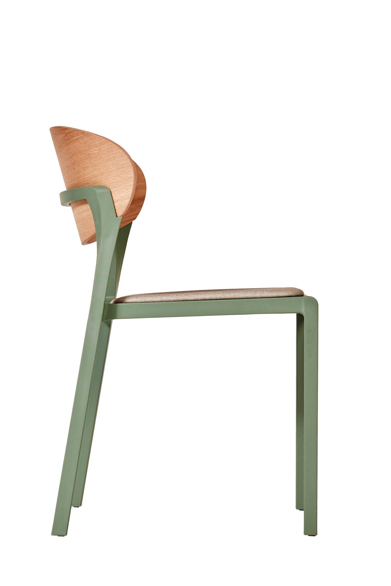 Садовый стул из полипропилена с деревянной спинкой Ezpeleta BAKE WOOD ARCH-00073360 - Вид №43