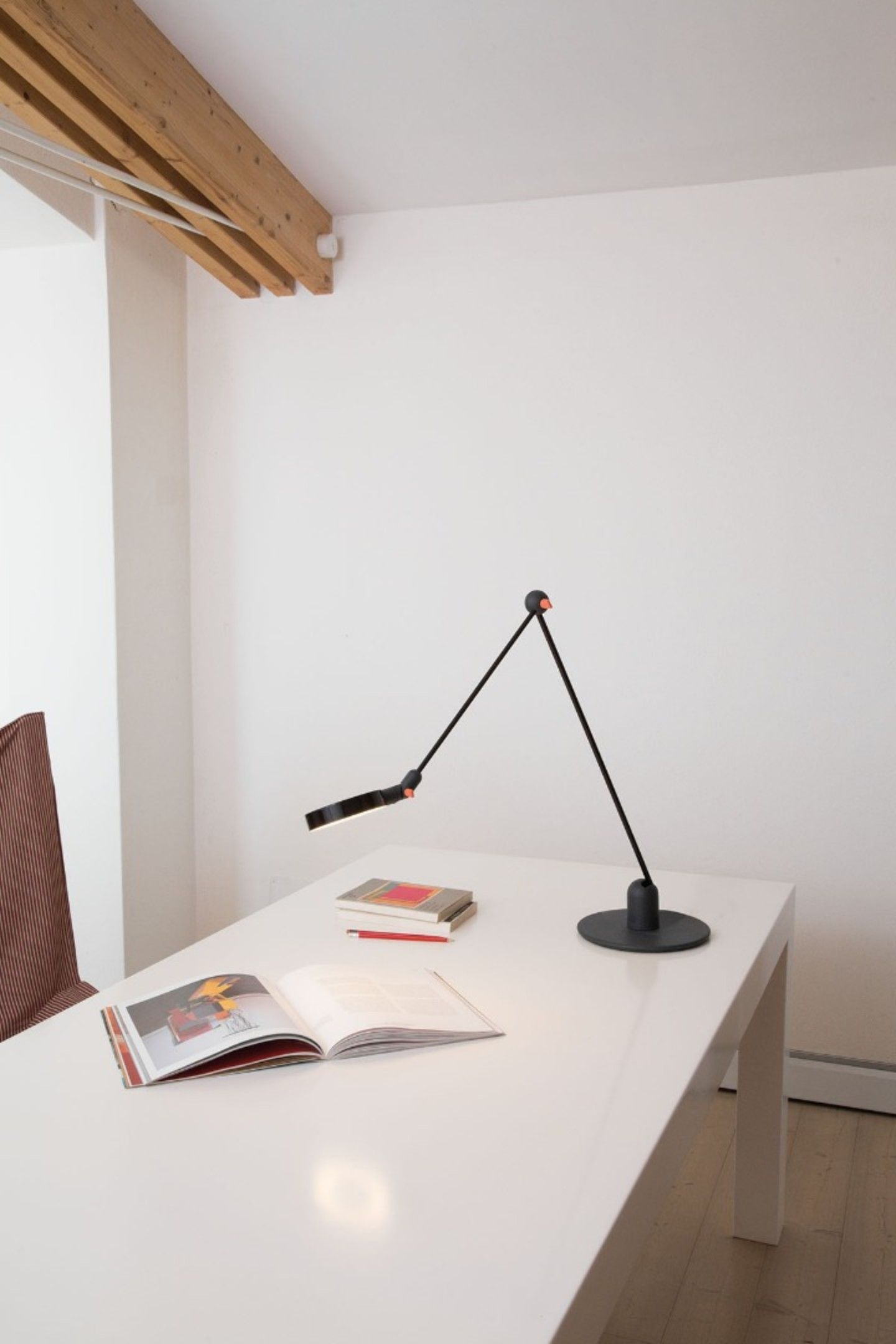 Алюминиевая светодиодная настольная лампа с гибким кронштейном Martinelli Luce l'amica ARCH-00120715 - Вид №10