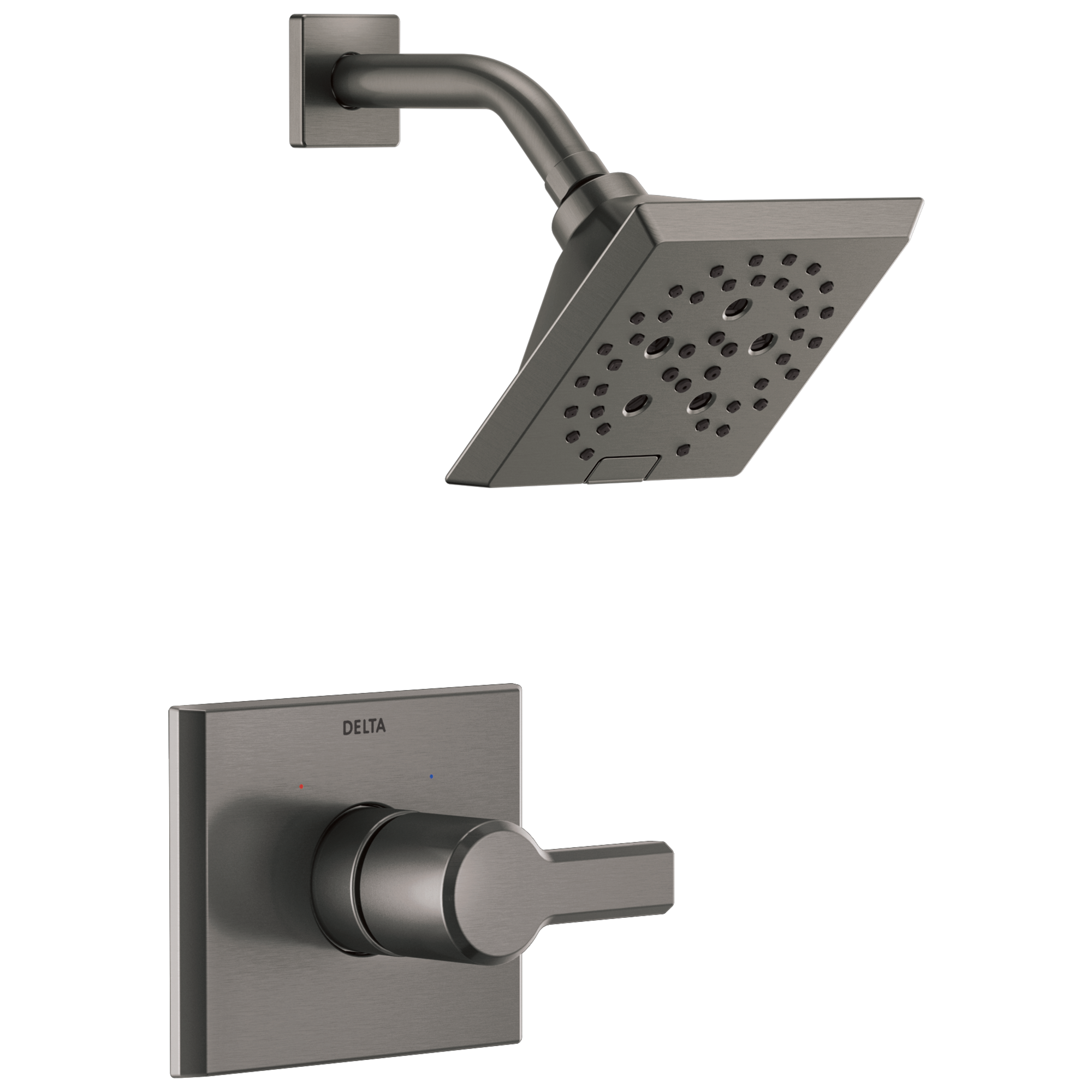 T14299-KS Накладка для душа Monitor® 14 серии H2Okinetic® Delta Faucet Pivotal Черный нержавеющий 