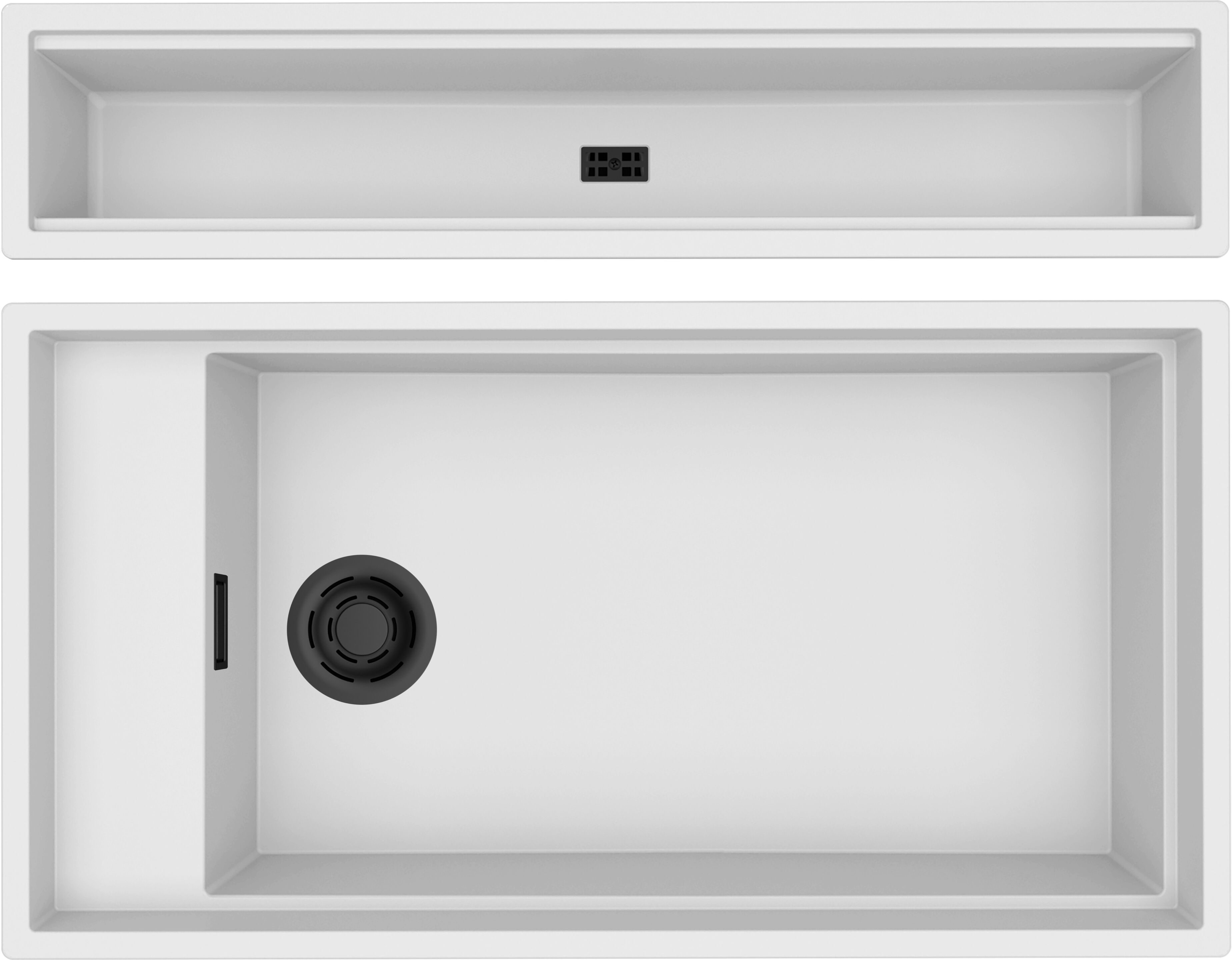 Раковина с одной чашей в Кератеке Elleci элитная кухня ARCH-00022898 - Вид №10