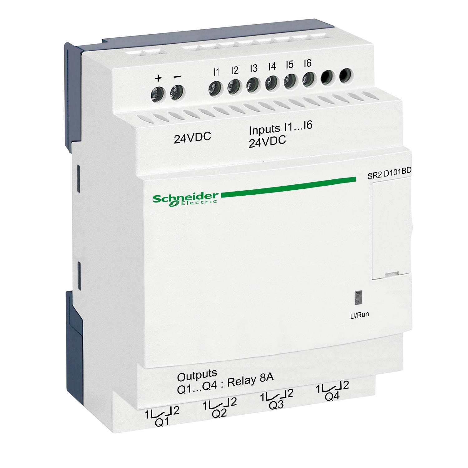 SR2D101BD ZELIO LOGIC РЕЛЕ ЭКОНОМ 10ВХ/ВЫХ =24В Schneider Electric Интеллектуальные реле ZELIO LOGIC 