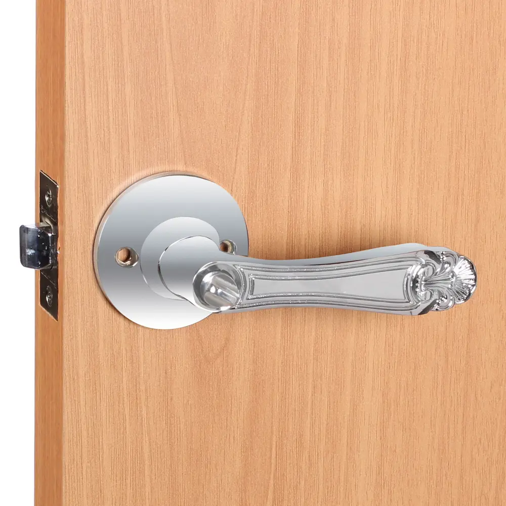 Ручка-защёлка 637/BL СР-Е, с фиксатором, цвет хром FUARO STLM-2045259 - Вид №5