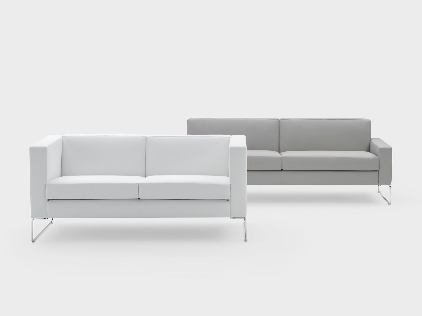 3-местный кожаный контрактный диван Viganò Cubiko ARCH-00140645 - Вид №1